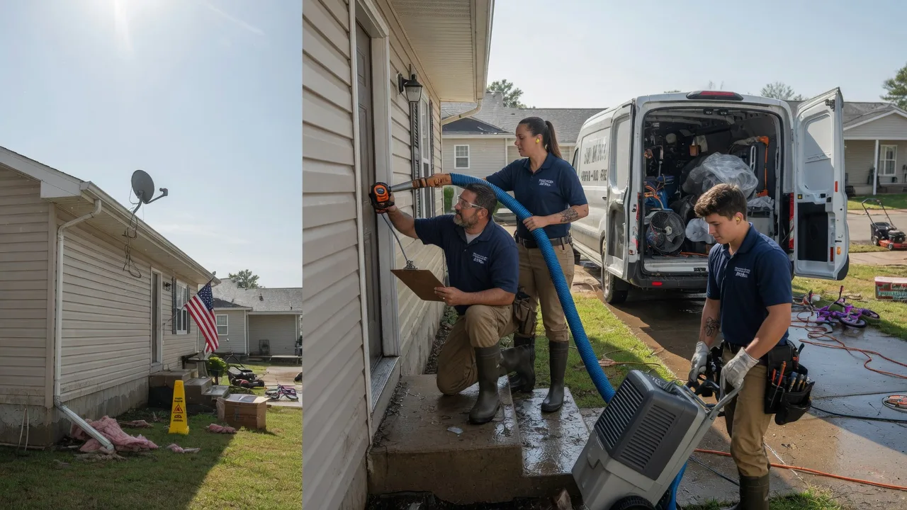 Ceiling Water Damage Restoration in Bucks, AL near me